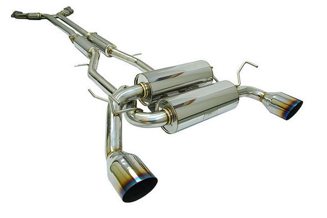MXP Stainless Steel Exhaust System - Infiniti G37 Sedan (Dual Tip)