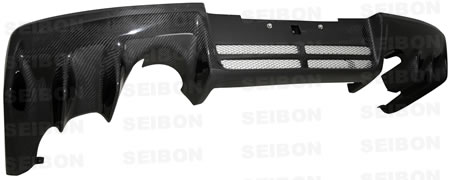 Seibon OE Style Carbon Fiber Rear Diffuser - Mitsubishi EVO 08+