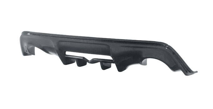 Seibon Carbon fiber rear diffuser cover - Scion FRS / Subaru BRZ