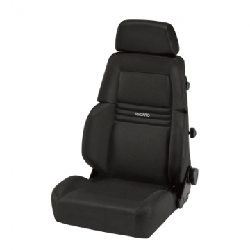 Recaro Expert M Seat - Black Nardo Bolster / Black Nardo Insert / White Logo