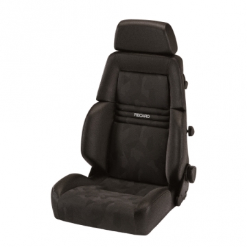 Recaro Expert M Seat - Black Nardo Bolster / Black Artista Insert / White Logo
