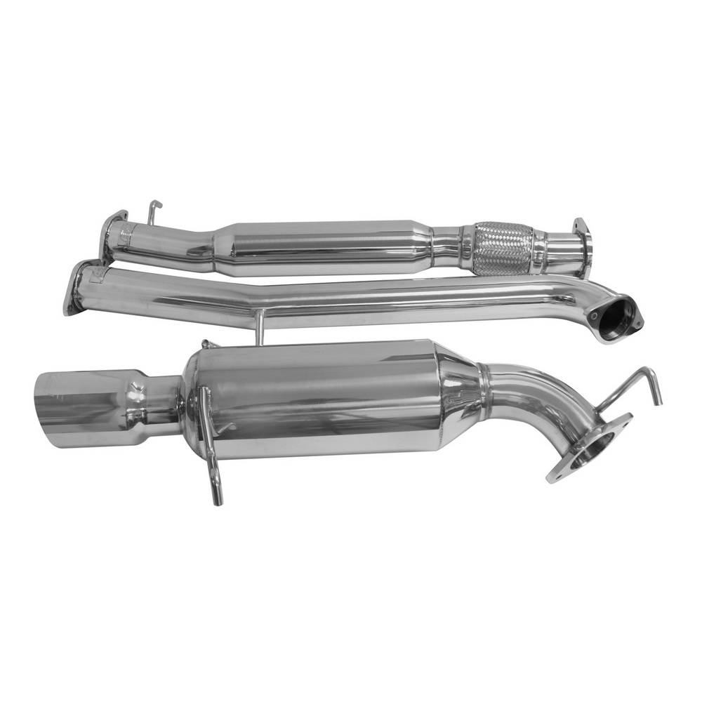 DC Sports Single Canister Stainless Steel Cat-Back Exhaust - Saab 92X-Aero 05-06