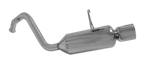 DC Sports Single Canister Axle-Back Stainless Steel Exhaust - Scion xB 03-07
