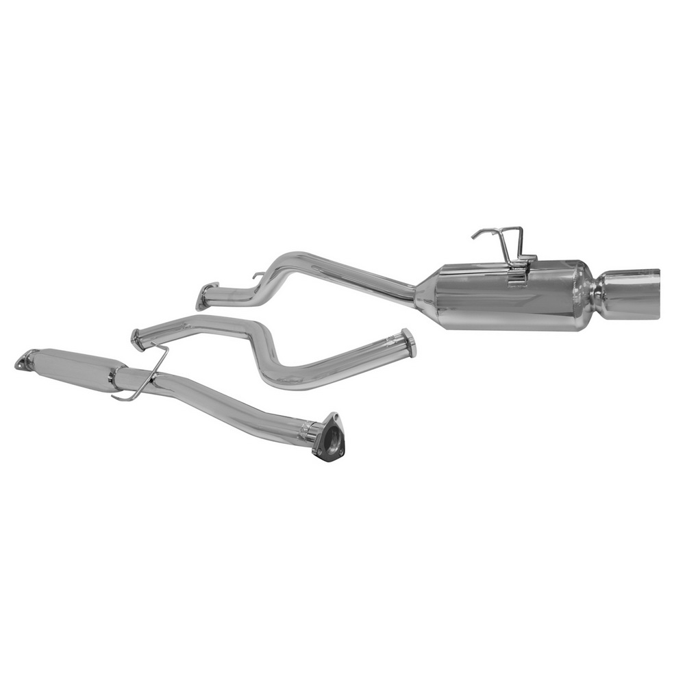 DC Sports Single Canister Stainless Steel Cat-Back Exhaust - Honda Civic 2DR/4DR ALL  92-95