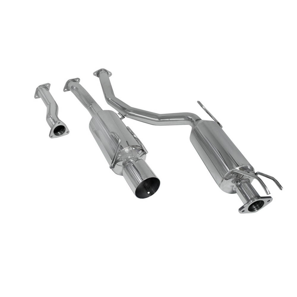 DC Sports Single Canister Stainless Steel Cat-Back Exhaust - Honda Civic Si Coupe 2DR 06-09