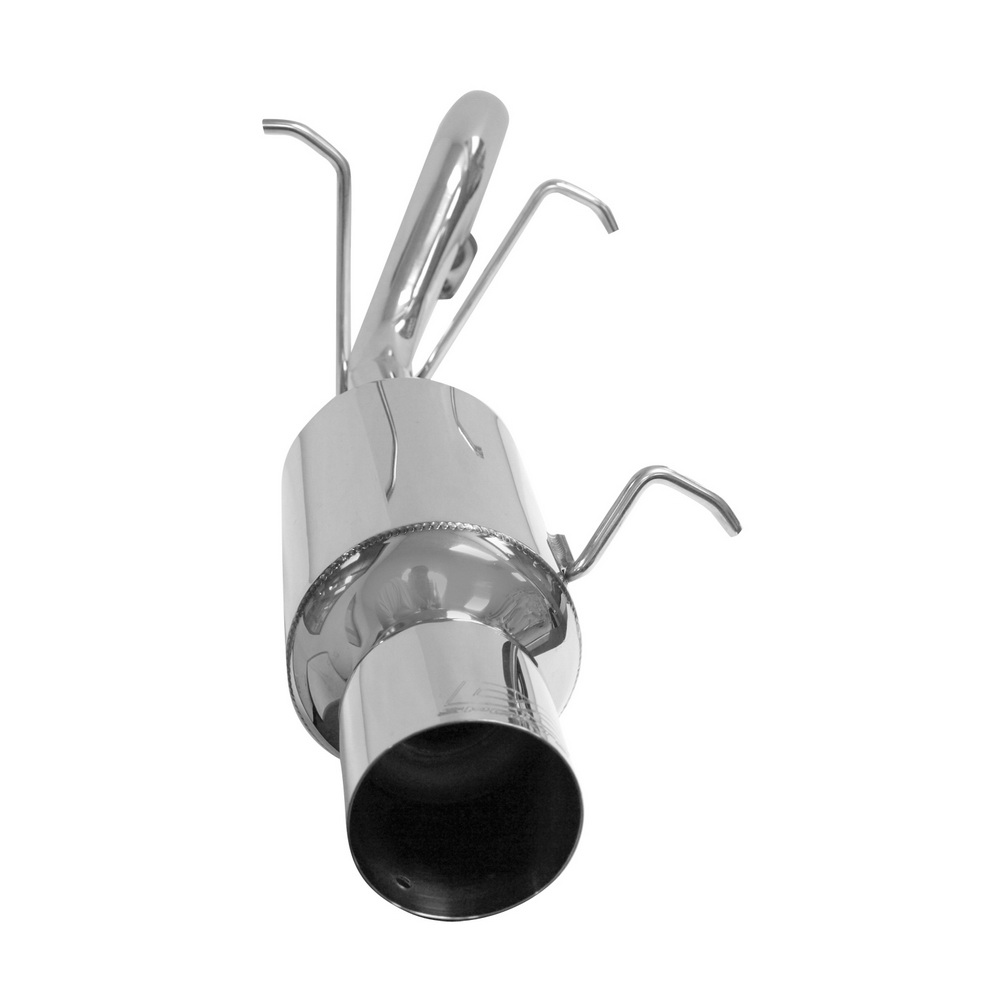 DC Sports Single Canister Axle-Back Stainless Steel Exhaust - Toyota Yaris 2DR 07-08