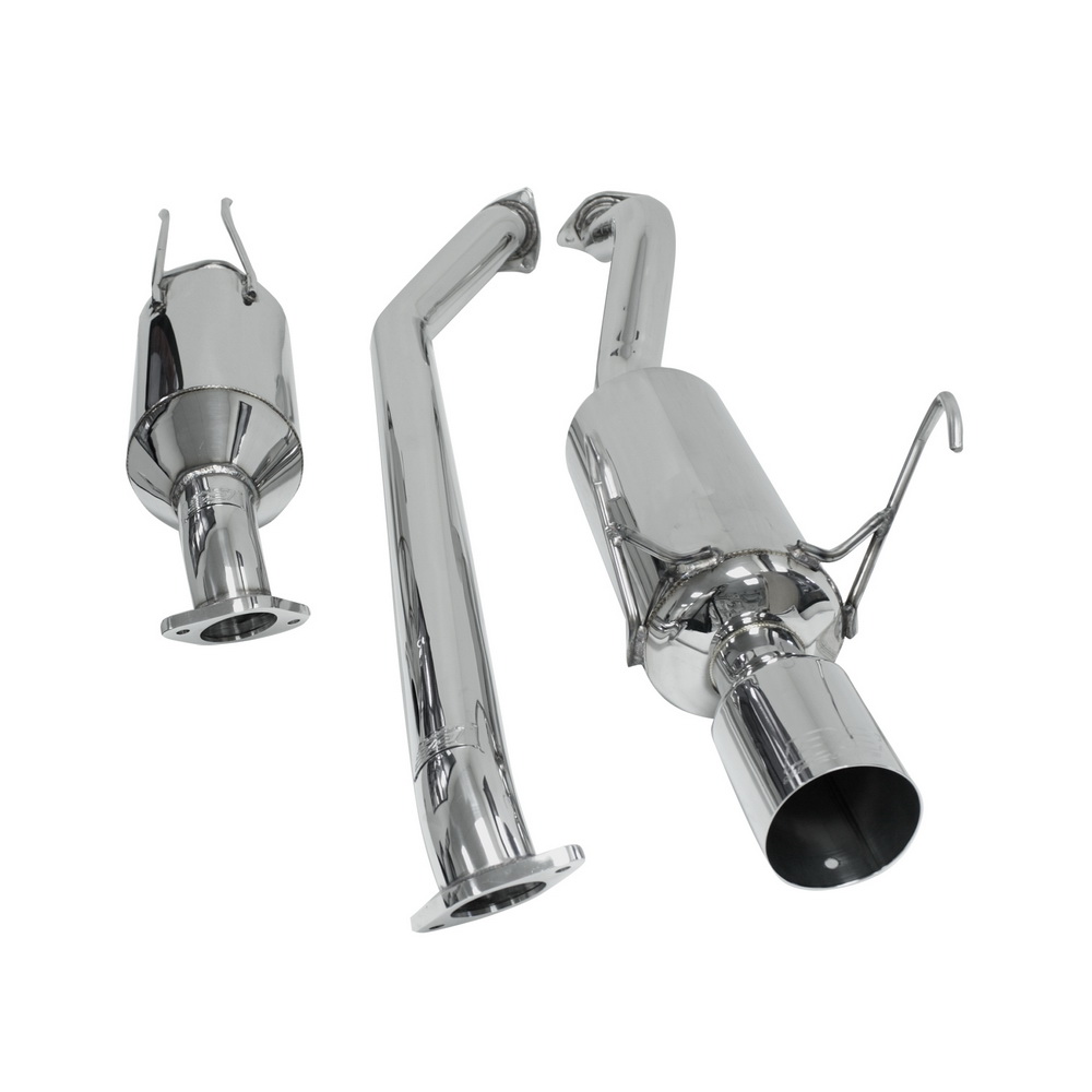 DC Sports Single Canister Stainless Steel Cat-Back Exhaust - Acura RSX Type-S 02-04