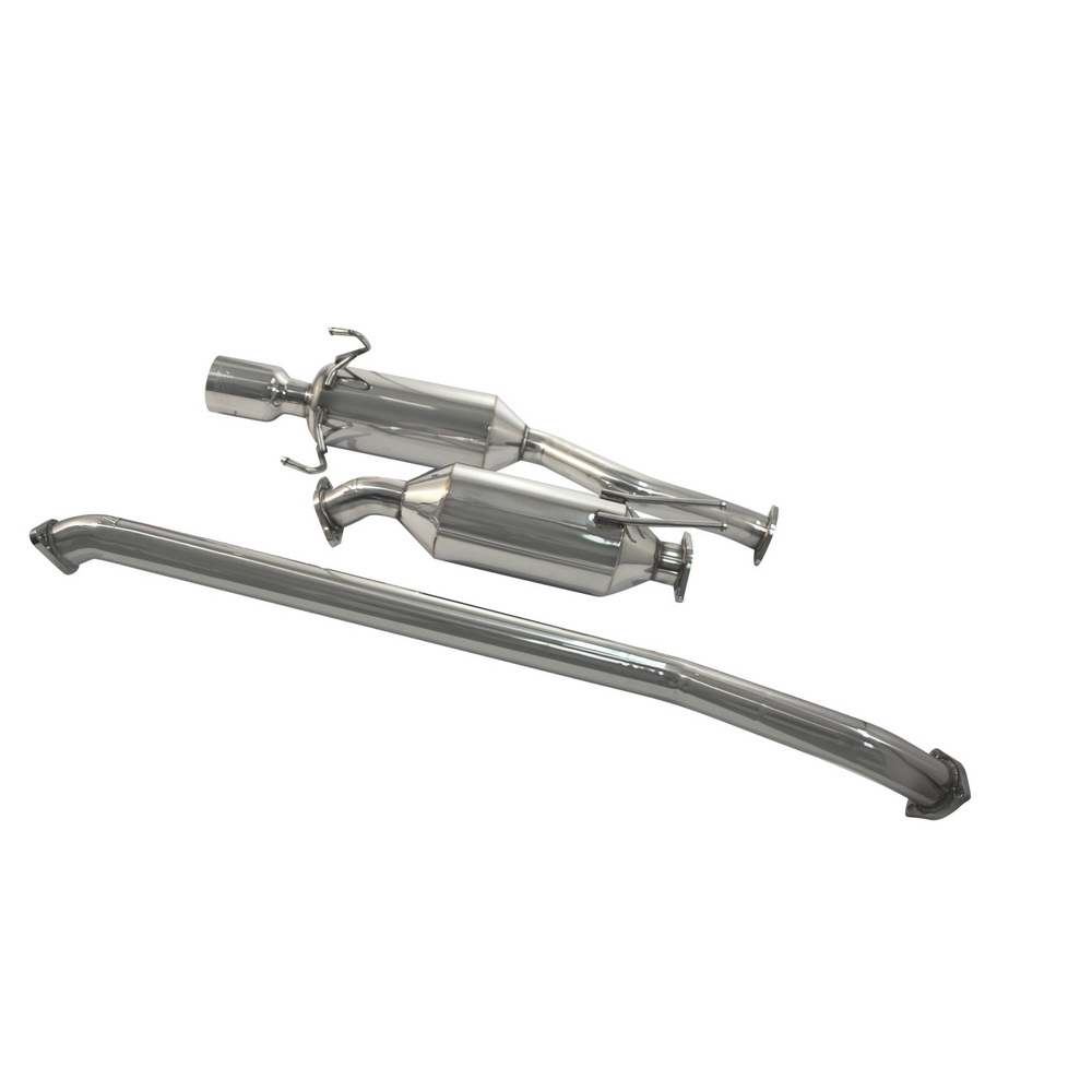 DC Sports Single Canister Stainless Steel Cat-Back Exhaust - Acura RSX Base 02-05