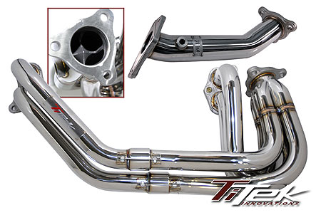 TiTek Unequal Length Header and Up-Pipe - Subaru WRX/STi EJ20/EJ25