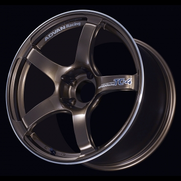 Advan TC-4 Wheel - 18x7.0 / Offset +41 / 4x100 (Umber Bronze Metallic & Ring)