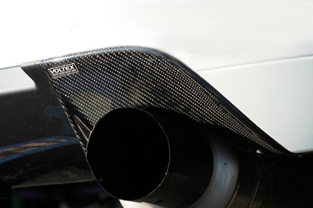 Voltex Carbon Fiber Burn Shield Cover - Mitsubishi EVO VIII / IX 03+