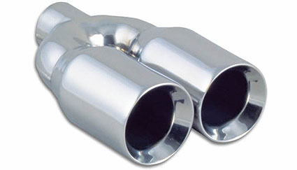 Vibrant Dual 3.5 Round Stainless Steel Tips (Double Wall, Straight Cut)