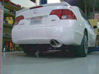 Honda civic si dual exhaust #7