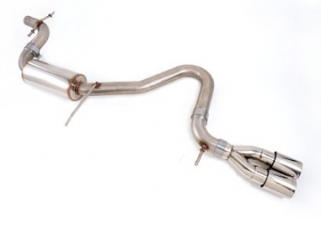 AWE Tuning Cat Back Performance Resonated Exhaust - Audi 8P A3 FWD