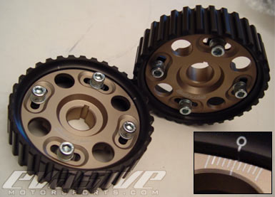 Buddy Club Cam Gears - All Acura / Honda B-Series Motors (Titanium)
