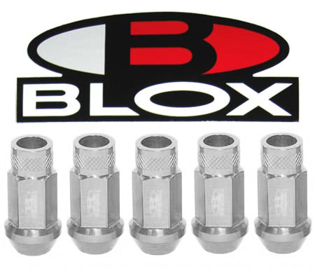 BLOX Racing Forged Aluminum Lug Nuts - Silver