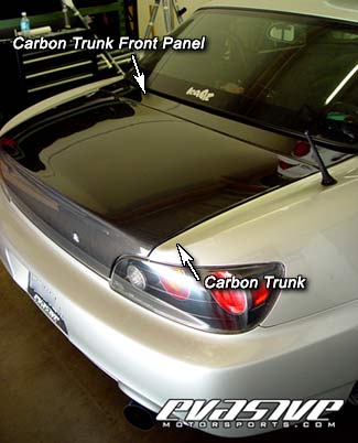 Chargespeed Carbon Trunk Front Panel - Honda S2000 00+