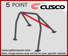 Cusco D1 Chromoly Dash Escape Roll Cage (2 Passenger, 5PT) - Scion FR-S / Toyota 86 / Subaru BRZ 13-20