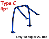 Cusco 4 Point Roll Cage + M - Honda S2000 00-05