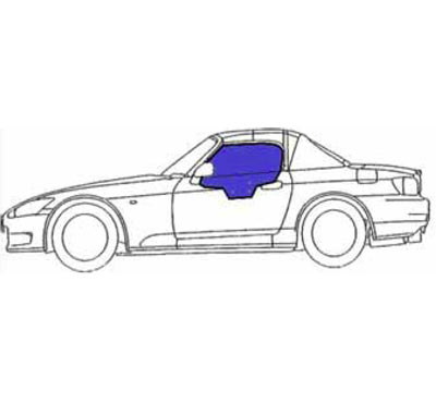 Cusco Acrylic Window Set (4mm) - Honda S2000