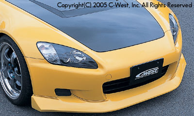 C-West Front Half Lip Spoiler Lip (PFRP) - Honda S2000 00-03 AP1