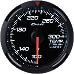 Defi White Racer Gauge (52mm) - Temperature (Water or Oil)