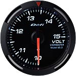 Defi White Racer Gauge (52mm) - Volt