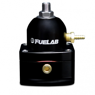 Fuelab 545 Series Mini Fuel Pressure Regulator, In-Line, 90-125 psi, -6AN Inlet, -6AN Return