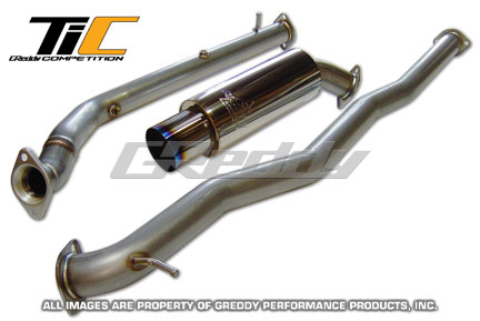 Greddy Racing Ti-C Exhaust - Mitsubishi EVO X 2008+ (Comp Ti-C with downpipe)