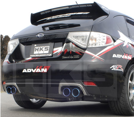 HKS Legamax Premium Exhaust - Subaru WRX STi 08+ (Rear Section Only)