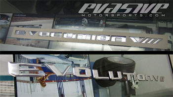 JDM Style Mitsubishi Evolution VIII Emblem for Rear Trunk