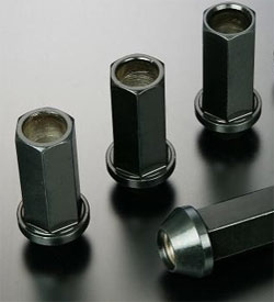 J's Racing Extended Lug Nuts - Black