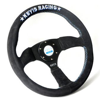 Key's Steering Wheel - Flat Type 325mm Suede