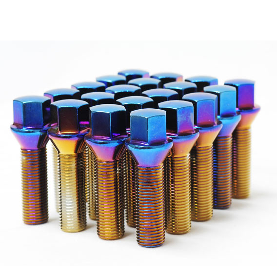 Mevius Lug Bolts - Blue Neon