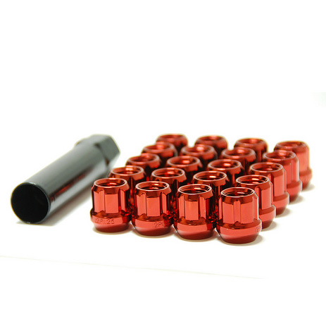 Muteki Lug Nuts - RED OPEN Ended