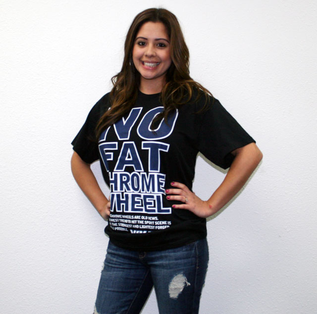 RAYS Engineering / Volk Racing NO FAT CHROME WHEEL T-Shirt