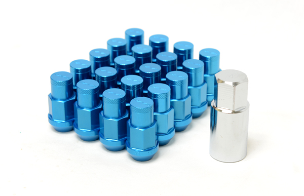 Rays Engineering Lug Nuts (42mm medium length) - Blue