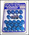 Rays Engineering Lug Nuts - Anodized Blue