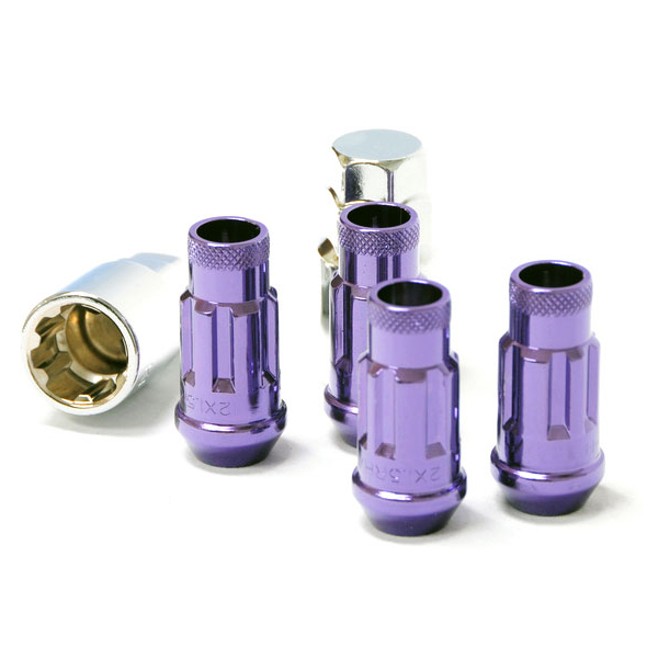 Muteki SR48 Wheel Locks - Purple (Open Ended)