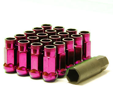 Muteki SR48 Lug Nuts - Pink (Open Ended)