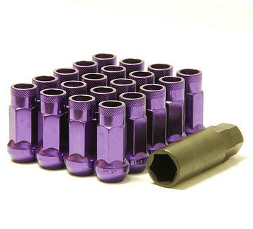 Muteki SR48 Lug Nuts - Purple (Open Ended)