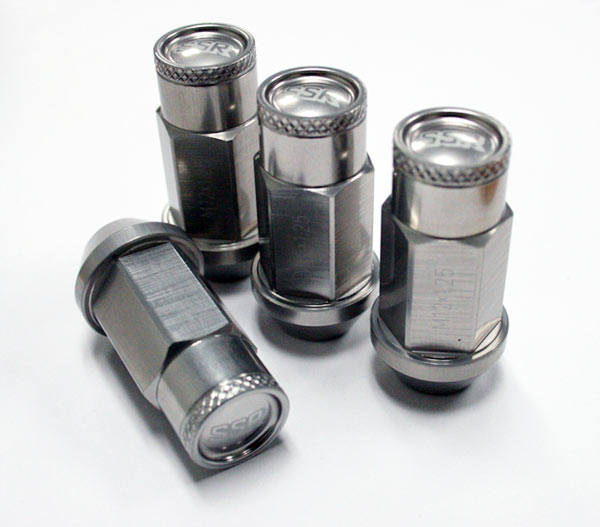 SSR Closed Ended Lug Nuts - Silver (Pack of 4)