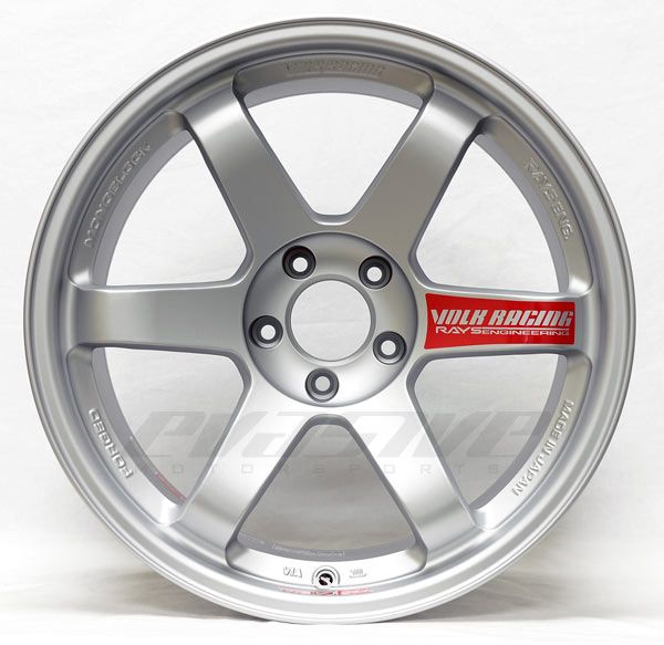 Volk Racing TE37SL Special Edition Ti Silver 18x9.5 +22, 5x114.3 (Set of Four)
