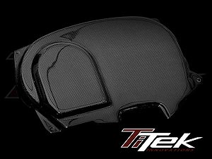 TiTek Carbon Fiber Cam Gear Cover - Mitsubishi EVO IX 06+
