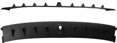 TiTek Dry Carbon Fiber Vortex Generator - Mitsubishi EVO VIII / IX 03+