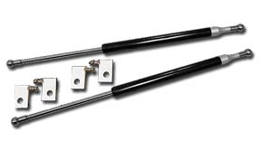 TiTek Carbon Fiber Hood Damper - Mitsubishi EVO VIII / IX 03+