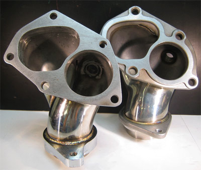 TiTek Turbo Outlet Pipe - Mitsubishi EVO VIII / IX 03+
