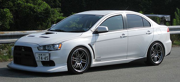 Voltex Front Lip Spoiler - Mitsubishi EVO X 2008+