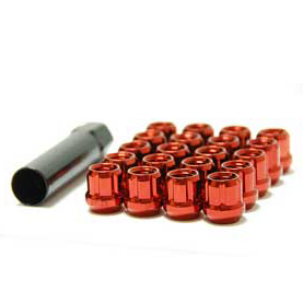 V2 Competition Lug Nuts - RED Open Ended