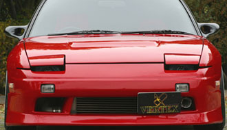 Vertex Front Bumper - Nissan 240SX Hatchback/180SX 89-93